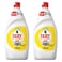 Fairy Plus Lemon Fragranced Dish Washing Liquid- 2X600ml