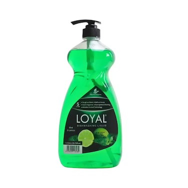 Loyal 5 in 1 Dishwashing Liquid with Mint and Lemon fragrance- 1.5 Ltrs
