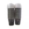 Foodpack Disposable Ripple Cups With Lid 6 Oz Cups For Coffee Tea Or Drinks Black Color- 20 Pieces