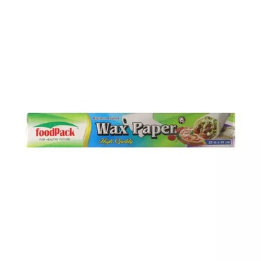 Foodpack Wax Paper For Oven Cooking- 25Mx30Cm