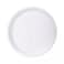 Falcon Disposable Round Plastic Food Serving Plates 22 Cm Size- 25 Pieces
