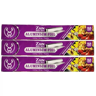 Al Zain Heavy Duty Aluminium Foil For Cooking Storing And Wrapping- 25Sqft
