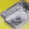 Falcon Aluminium Food Containers With Lid 23X17 Cm- 10Pcs