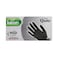 Falcon Black Vinyl Gloves Hypo-Allergenic Powder Free Disposable Gloves- Extra Large- 100Pcs