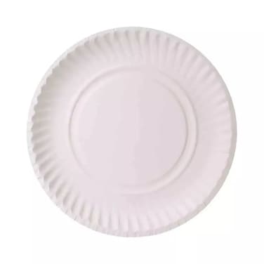 Ecno Pack Disposable Paper Plates 7Inch Size- 50Pcs