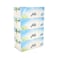 Masafi Pure Soft White Facial Tissue Paper 170 Sheets X 2Ply Skin Care Facial Tissue- 4Pcs