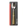 Kovar Gray Stainless Steel Coffee Spoon With Golden Handle- 3Pcs