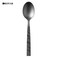 Kovar Stainless Steel Black Table Spoon Set- 6Pcs