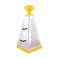Stainless Steel 4 Sided Multifunctional Vegetable Grater Slicer- Yellow