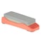 Raj 2 Sided Flatten Waterstone Knife Sharpener With Anti Slip Base- Orange