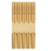 Eco Friendly Reusable Natural Bamboo Chopsticks Round With Simple Fish Pattern- 20Pcs