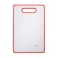 Plastic Printed Utility Cutting Board With Easy Grip Handle For Kitchen- Red