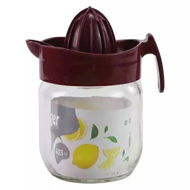 Bager Sapphire Lemon Squeezer, Glass Multifunctional Squeezer- 425ml