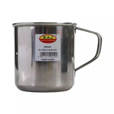 Raj Stainless Steel Mug- 9X9 cm