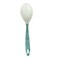 Sarvah Melamine 12 Inch Coring Ware Floral Designed Solid Round Spoon- White