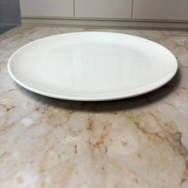 Dynasty Melamine Italy Designed 13.5 Inch Pizza Plate- White