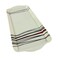 Sarvah Melamine 15 Inch Black And Red Line Designed Sandwich Tray- White