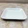 Dynasty Melamine Italy Designed 9 Inch Square Plate- White
