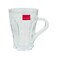 Max Iman Clear Color Glass Mug Set with Handle for Coffee Tea - 6pcs