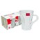 Max Iman Clear Color Glass Mug Set with Handle for Coffee Tea - 6pcs