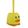 Cute Yellow Duck Designed Toilet Bowl Cleaning Brush And Holder With Detachable Handle