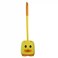 Cute Yellow Duck Designed Toilet Bowl Cleaning Brush And Holder With Detachable Handle