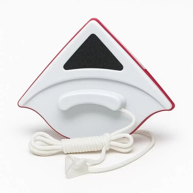 Double Sided Magnetic Surface Window Glass Cleaning Tool- White