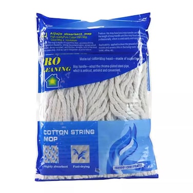 Pro Cleaning Cotton String Mop Head Floor Cleaning Mop Refill- Blue
