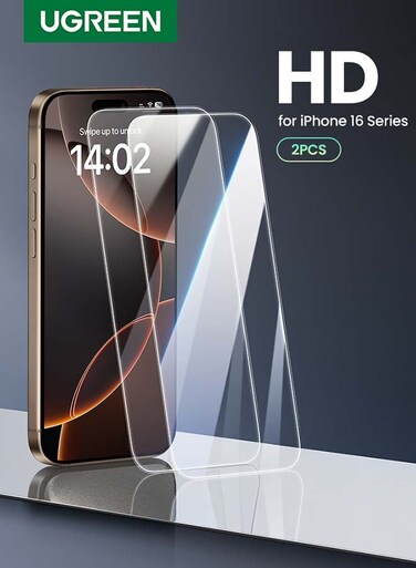2Pack 16 Pro Max Screen Protector 6.9 Inch HD Easy Installation Clear