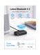 Aux Bluetooth Car Adapter 3.5mm,Portable Bluetooth 5.3 Receiver for Car Black