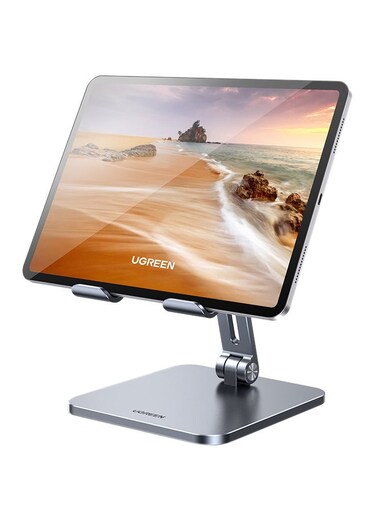 Metal Stand Foldable Tablet Stand Holder Stand Grey