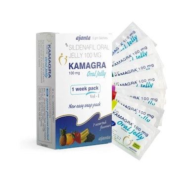Kamagra Oral Jelly Week Pack 7X5Gm Sachets (100Mg)