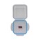 Anti Leakage Clear Plastic Food Container Blue With Airtight Lid Eco Friendly- 3Pcs Set