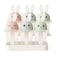 Cute Rabbits Handle Ice Cream Popsicle Maker Mold Multi-Color- 6Pcs