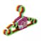 Non Slip Plastic Cloth Hangers For Closet, Multi-Color- 5Pcs