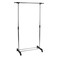 Single Pole Telescopic Clothes Rack- Silver