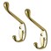 Heavy Duty Wall Mounted Coat And Hat Rack Door Robe Dress Hangers- Golden