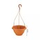 Hanging Planter Basket Indoor Outdoor Plastic Plant Flower Hanging Pots Garden Decor For Balcony Garden, Brown