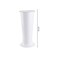 Long Plastic Flower Pot With Stand For Home And Office Decoration, White, Size- 42Cm