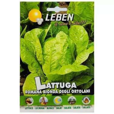 Leben Lattuga Blonde Romaine Lettuce From The Ortolani- 6Gms