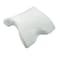 Soft Washable Ergonomic Cuddle Sleep Memory Foam Arch Pillow With Rebound Pressure Arm Support White