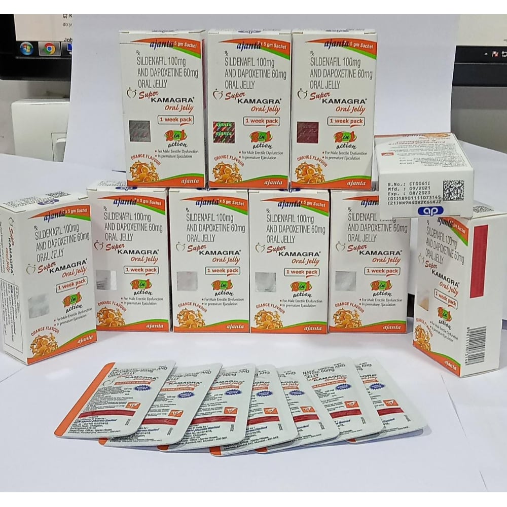Buy Ajanta Oral Jelly 2 In 1 Pack 100Mg Pack Of 10 Online | Carrefour UAE