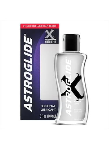 Silicone Lube (5oz), X Premium Personal Lubricant, Extra Long-Lasting Silky Lube, Waterproof
