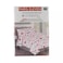Flat Bedsheet 210 X 230 Cm With 2 Pcs Pillow Cover 45 X 70 Cm, Double Bedsheet Set White With Pink Flower Design
