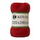 Kovar Comfy Double Size Super Soft Blanket 220X240Cm Red