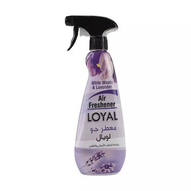 Loyal Air Freshener Spray With White Woods &amp; Lavender - 450Ml