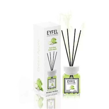 Eyfel Reed Diffuser Green Apple Perfume Aroma Home Fragrance- 120Ml