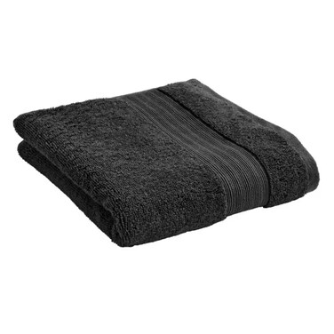Soft And Highly Absorbent Cotton Hand Towel 50X90cm- Black