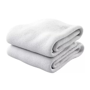 Soft Highly Absorbent Cotton Bath Towel 70X140cm- White