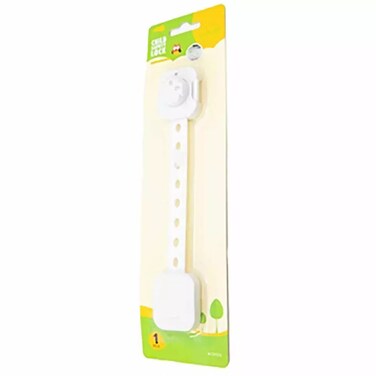 Child Safety Locks Adjustable Size Flexible Child Safety Latches, White